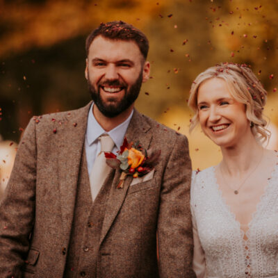 Town Head Estate wedding for Ellie and Sean. Photographed by Clare Geldered.