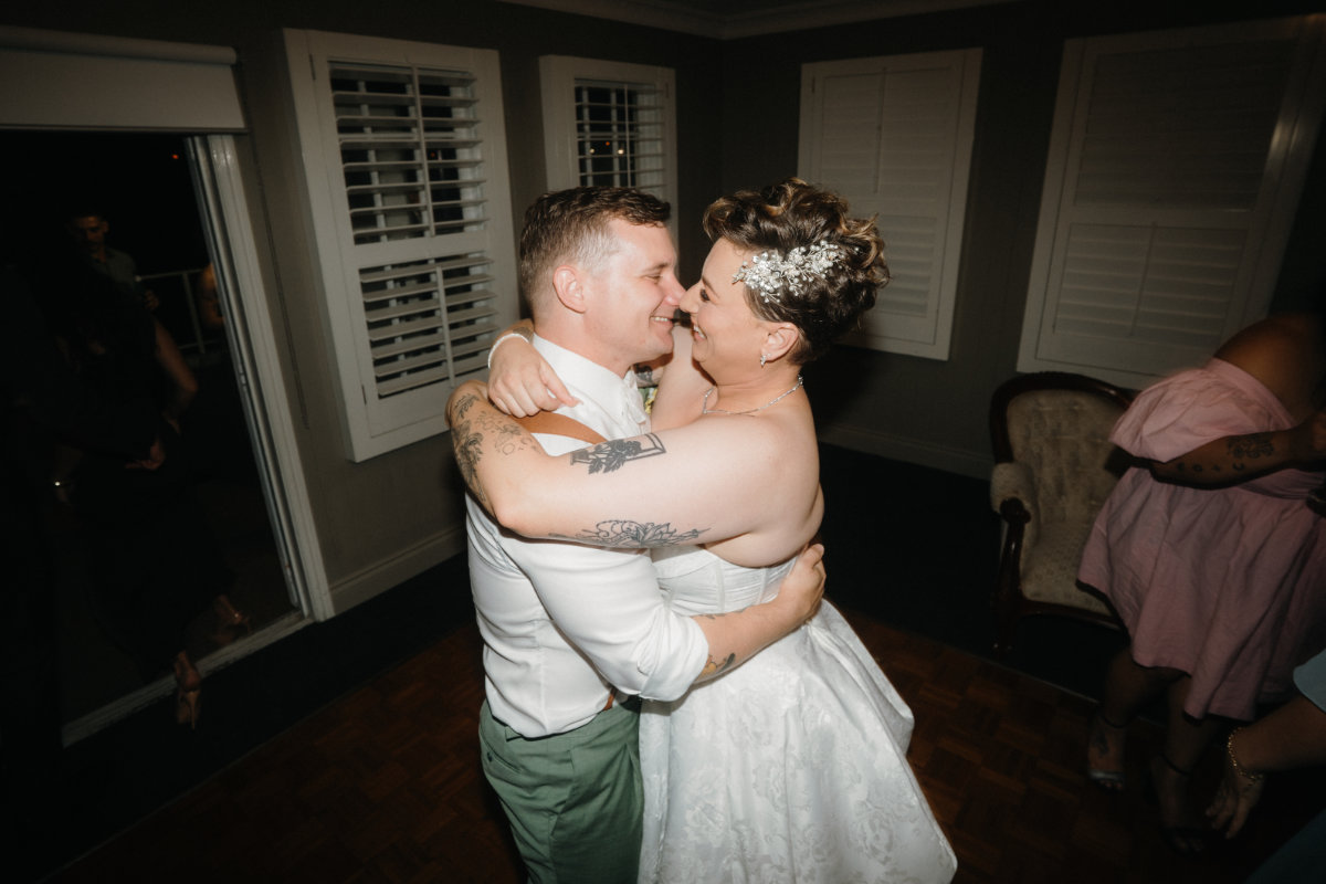 Anne-Maree and Kaleb’s heritage charm celebration at Brisbane Golf Club