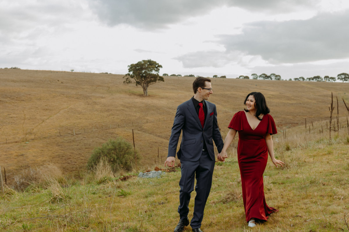 A relaxed cocktail Warrawong Estate wedding for Grazielle and Christopher