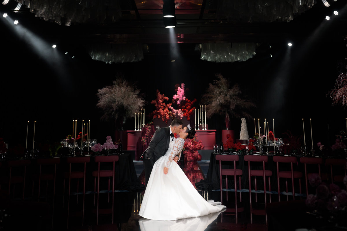 A regal black-tie wedding at Crown Towers Sydney for Georgia and Danny
