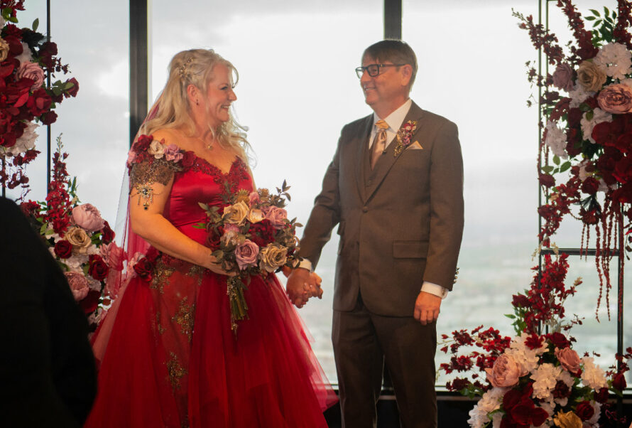 Eureka 89 wedding for Jenifer and Trevor. Photographed by Carousel Creative.