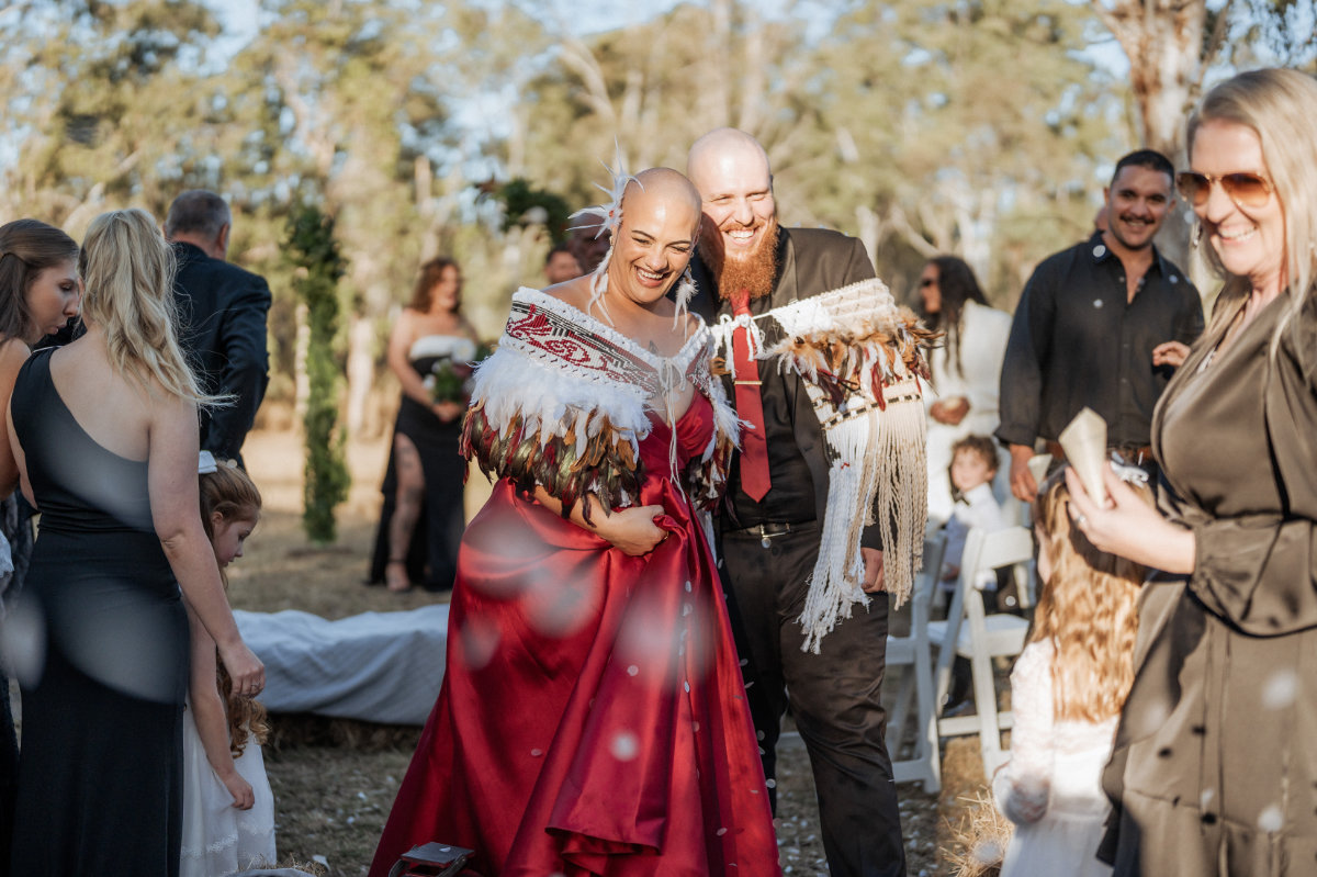 Aleisha and Nathan’s intimate wedding at Clyde Creek Event Centre