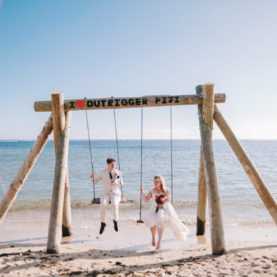 Outrigger Fiji Beach Resort wedding for Emma and Beau. Photographed by Videoticz.