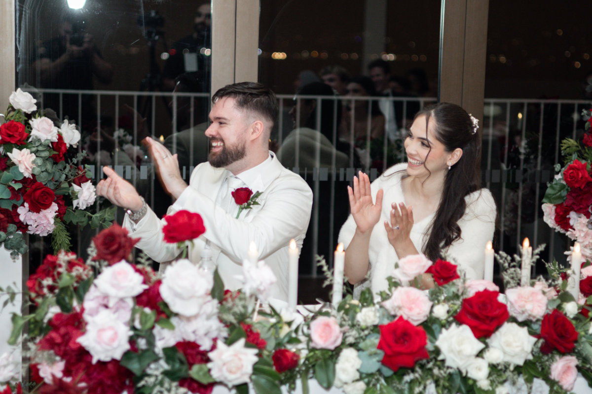 Nimet and Josiah’s modern harbourfront wedding at Sergeants’ Mess