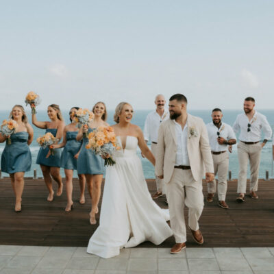 An elevated oceanfront celebration at Glamp Nusa