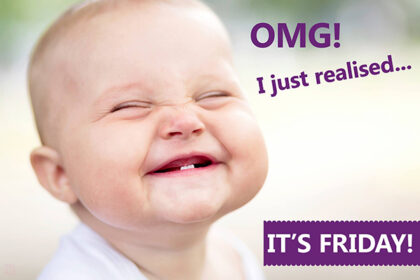 happy baby meme it's friday