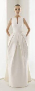 ultra modern wedding dress