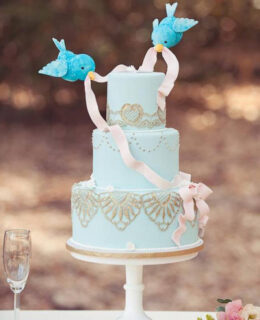 cinderella wedding cake