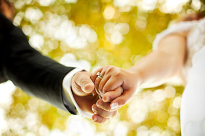 holding hands when engaged