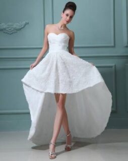 medium lenght wedding dress
