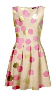 dotted bridesmaids dress