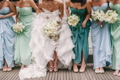 beach wedding colour combinations