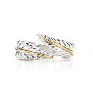 wedding rings design two leafs