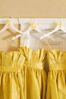 yellow bridesmaids dresses