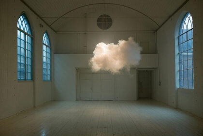 cloud artist installation