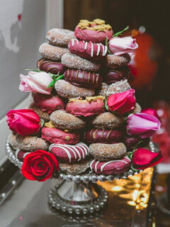 doughnut wedding cake