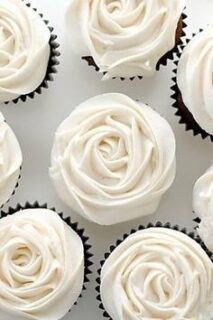 rose shaped cupcakes
