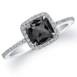 black diamond ring