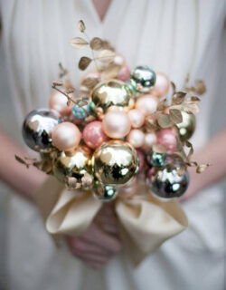 bauble wedding bouquet