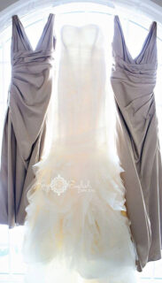 gray bridesmaids dresses