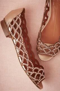 flat wedding shoes from bhldn