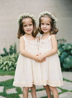 twin flower girls