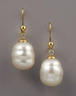 pearl drop earrings