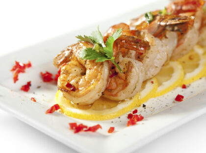 Prawn salad - wedding catering