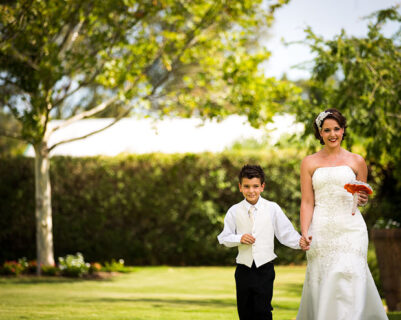 Walking down the aisle with your son