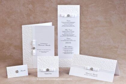 Dove invitations from Black Tie Wedding Invitations