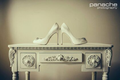 wedding shoes photography