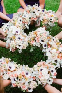 Bridal bouquets shot