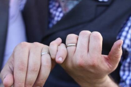 Wedding pinky swear