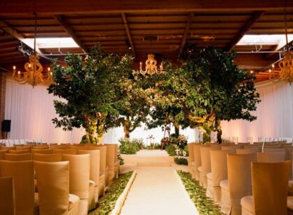 Wedding ceremony setup by Mindy Weiss