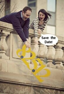 Save The Date wedding photo