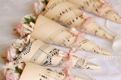 confetti cornets from sheet music