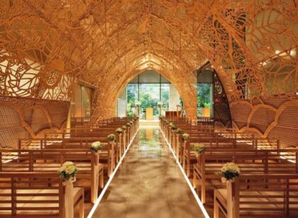 Japanese wedding chapel
