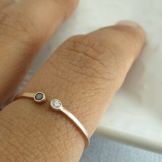 Rose gold ring