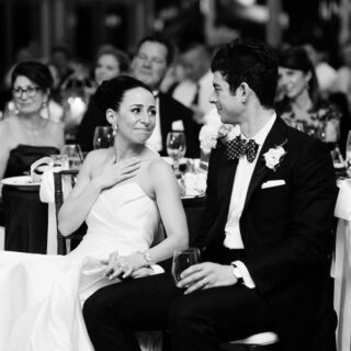 Touching wedding photo