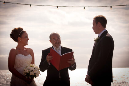 Wedding celebrant David Schneider