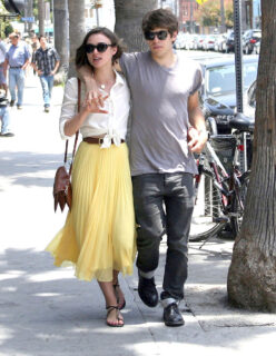 Keira-Knightley-and-James-Righton|Keira Knightley shines as a bridesmaid at her brother's wedding last month