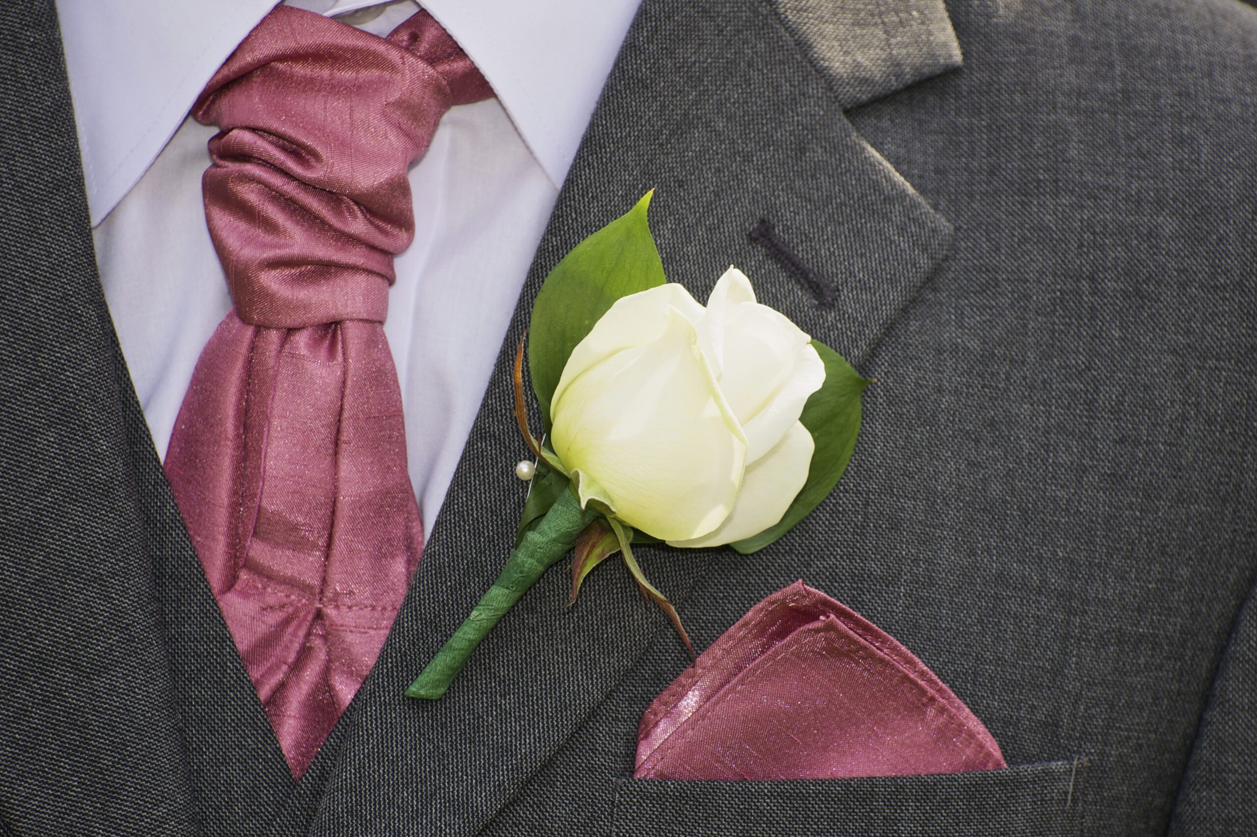 Personalising the grooms wedding outfit