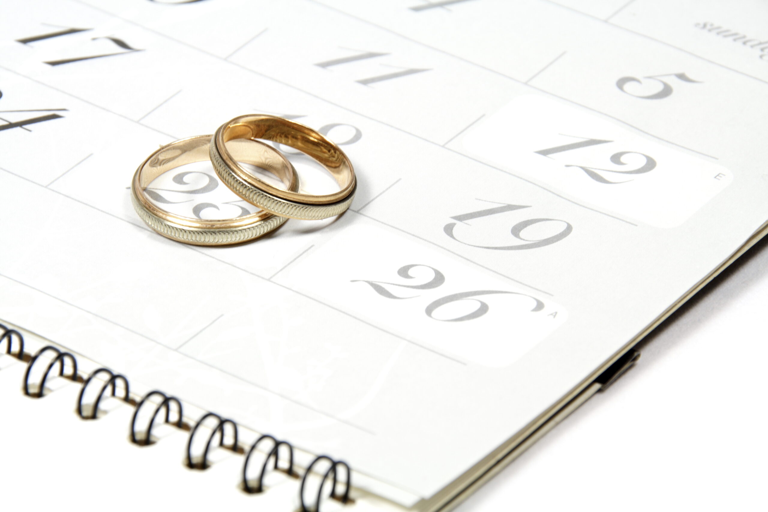 Significant dates for your wedding day