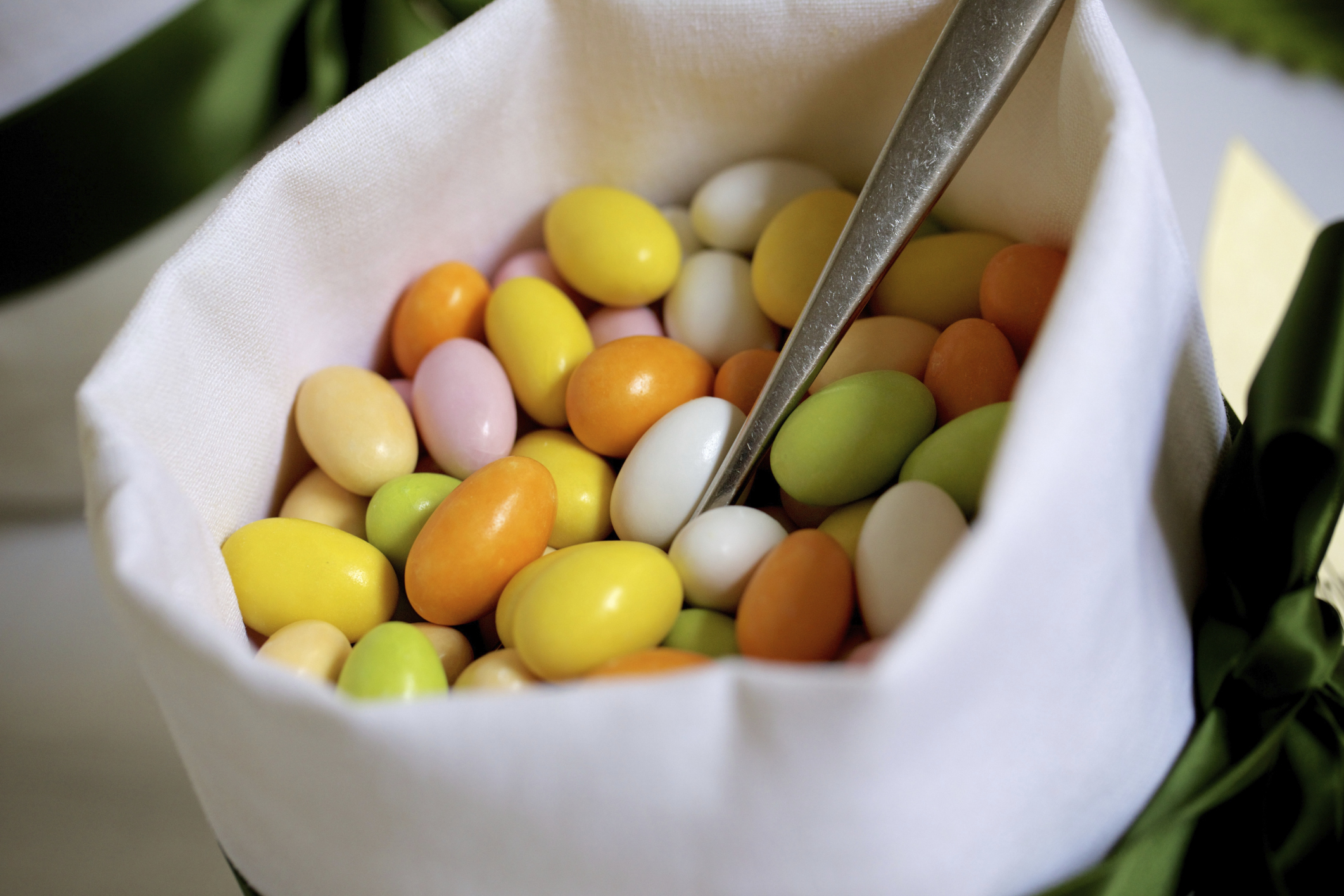 Why we use sugar coated almonds as wedding favours