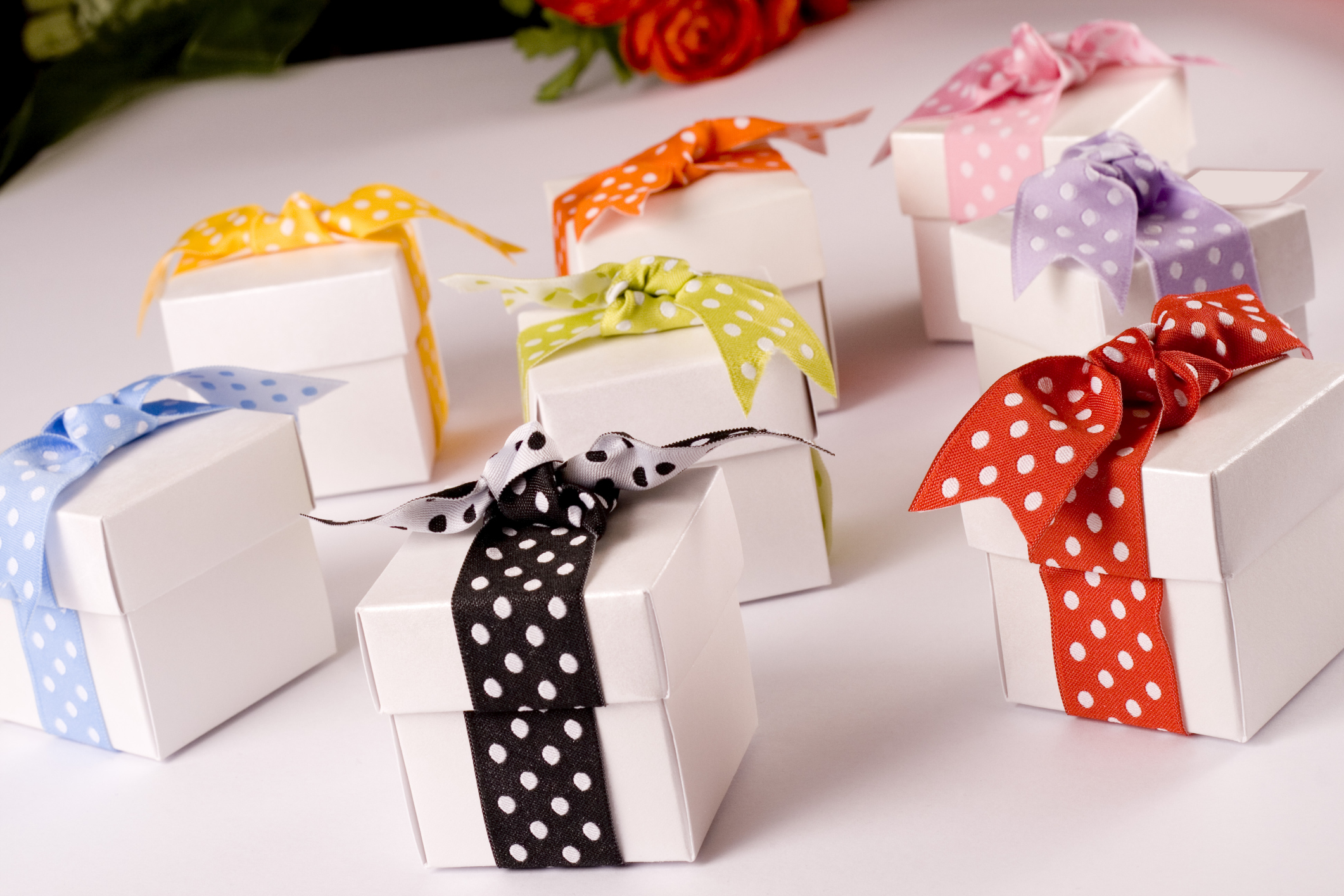 Creative ideas for wedding favour boxes