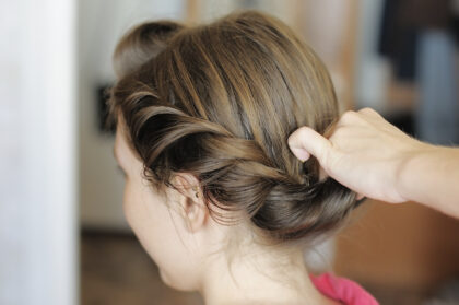 bridesmaid hair|