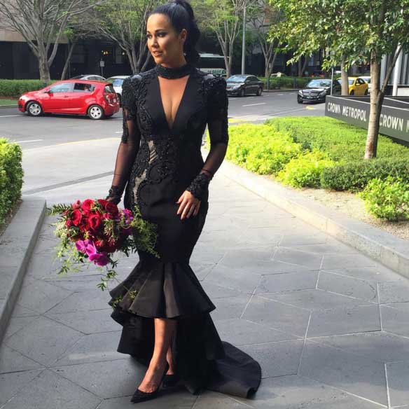 10 brides who wore black on their wedding day
