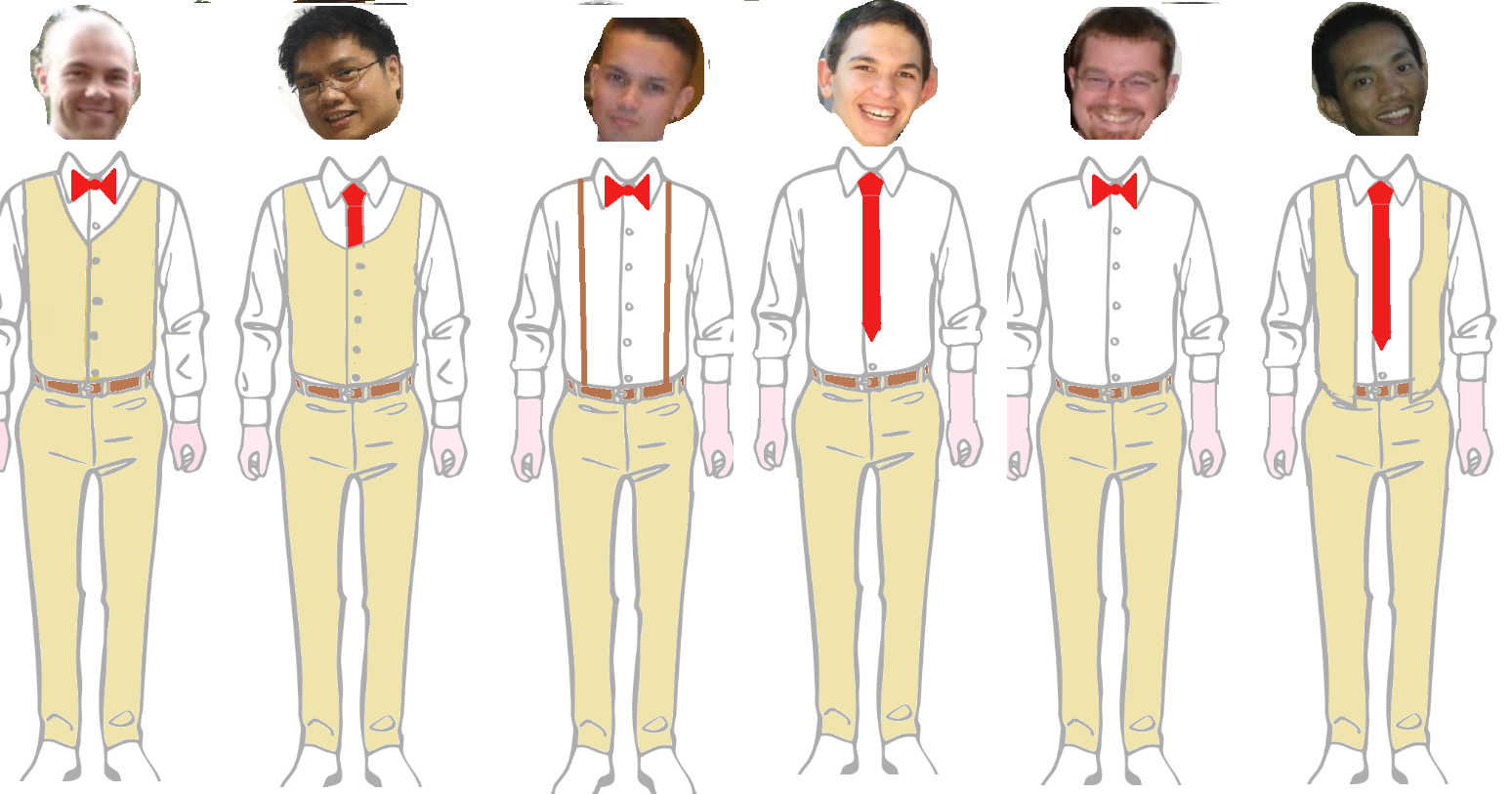 Groomsmen are harder than bridemaids