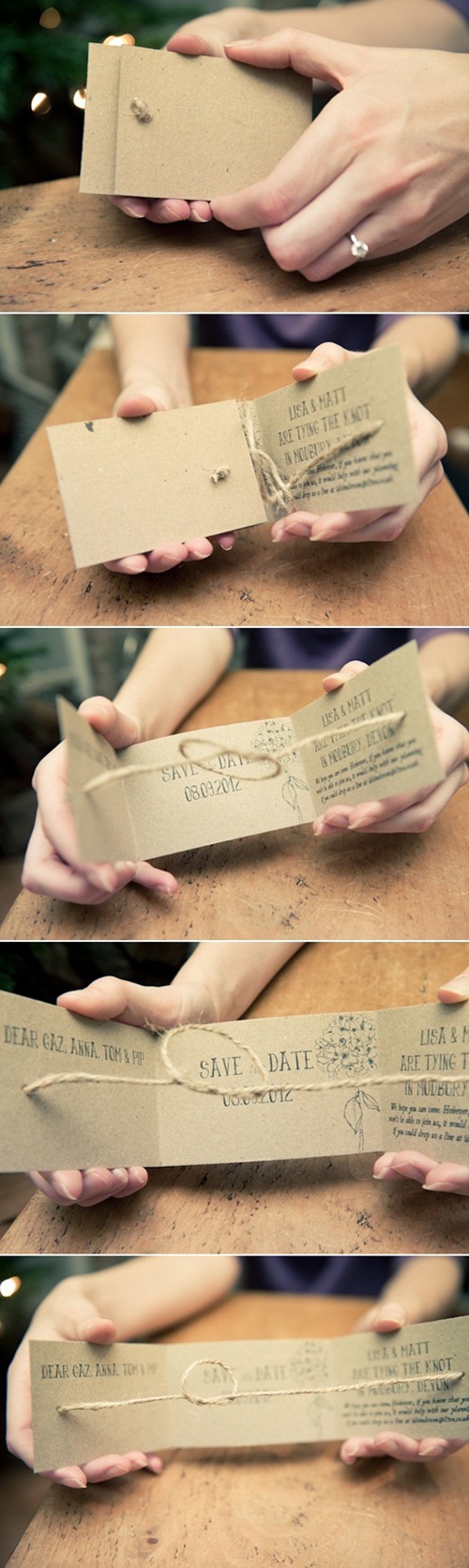 My super cute Save the Date cards…