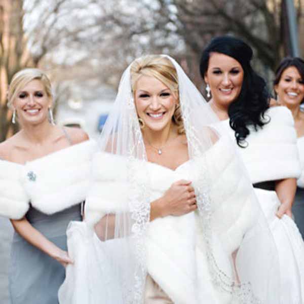 Keeping warm during those crisp winter weddings